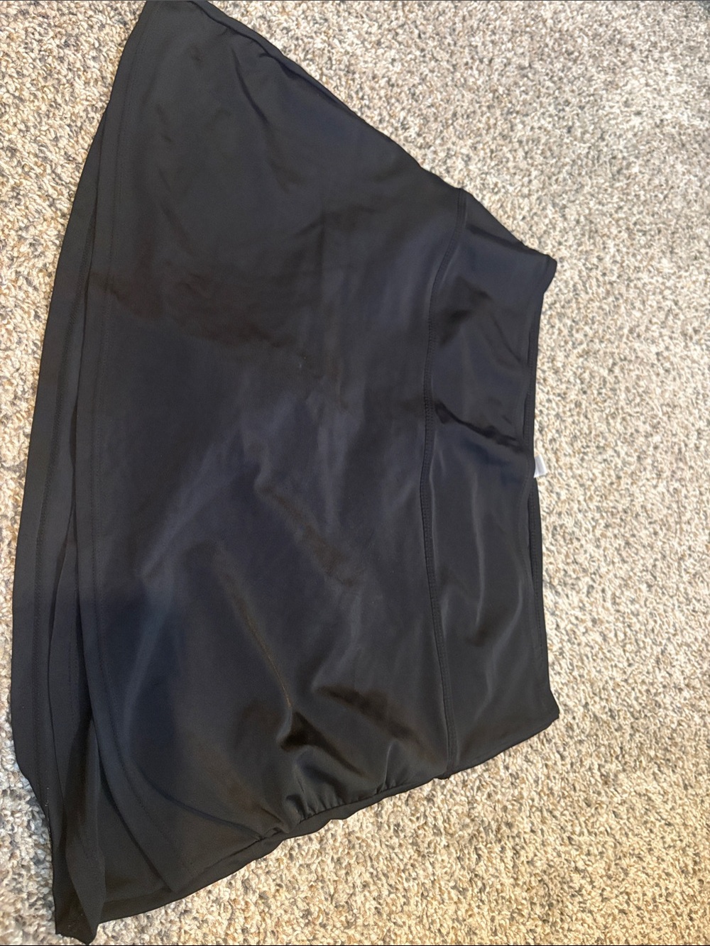 Amazon Women’s Black Swim Skirt with Built-In Bikini Bottoms